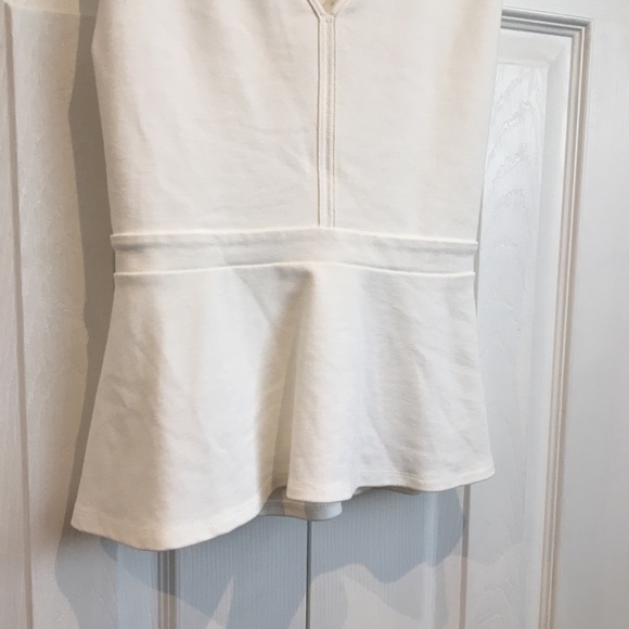 Dynamite White Peplum Top - Picture 12 of 13